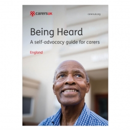 Self-advocacy guide for carers - England